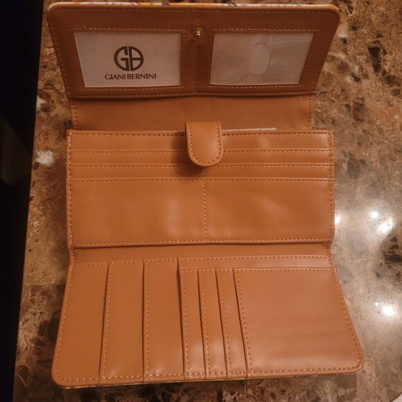 GIANI BERNINI - Trifold Lemon Print Wallet (Brand New) - Picture 6 of 10